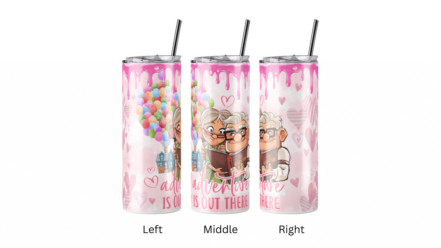 Ellie and Carl Valentine Tumbler