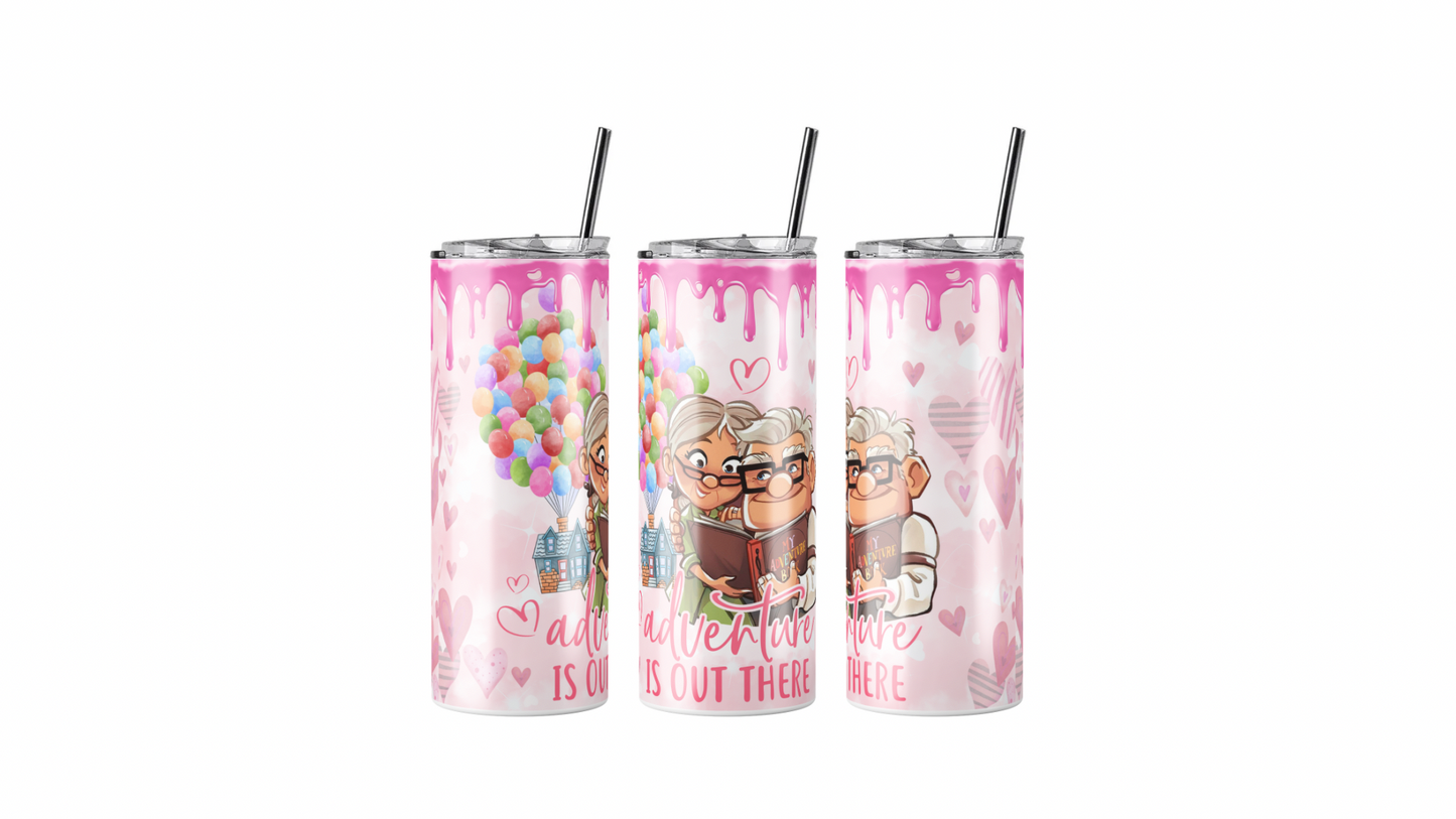 Ellie and Carl Valentine Tumbler