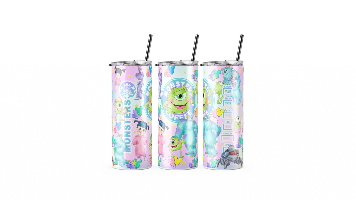 Monsters 20oz Stainless Steel Tumbler
