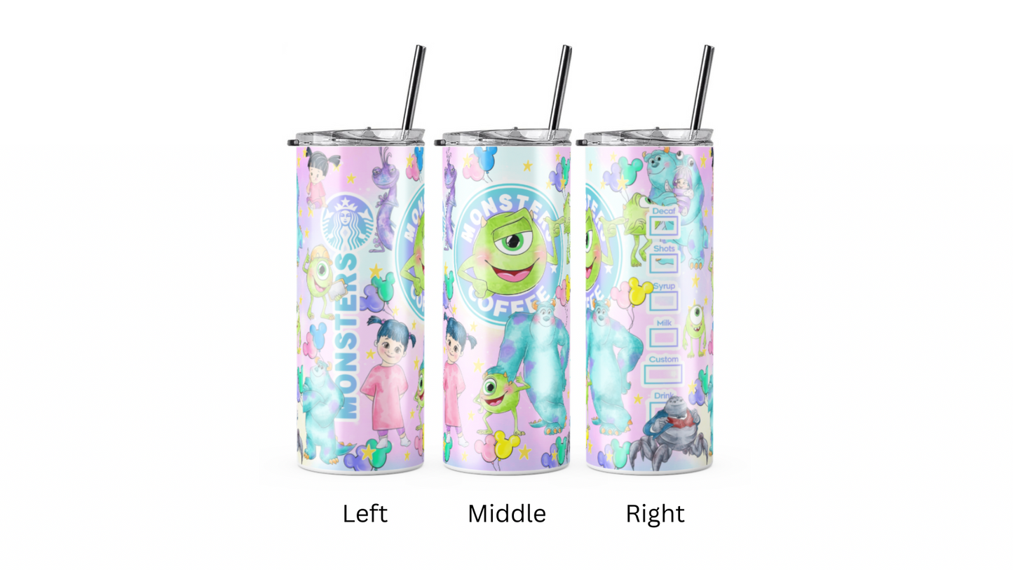 Monsters 20oz Stainless Steel Tumbler