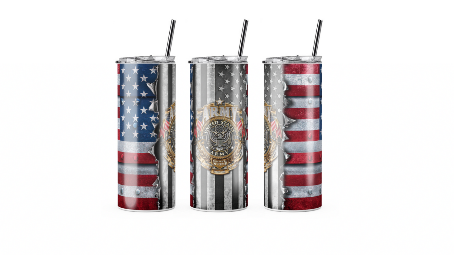 United States Army Tumbler