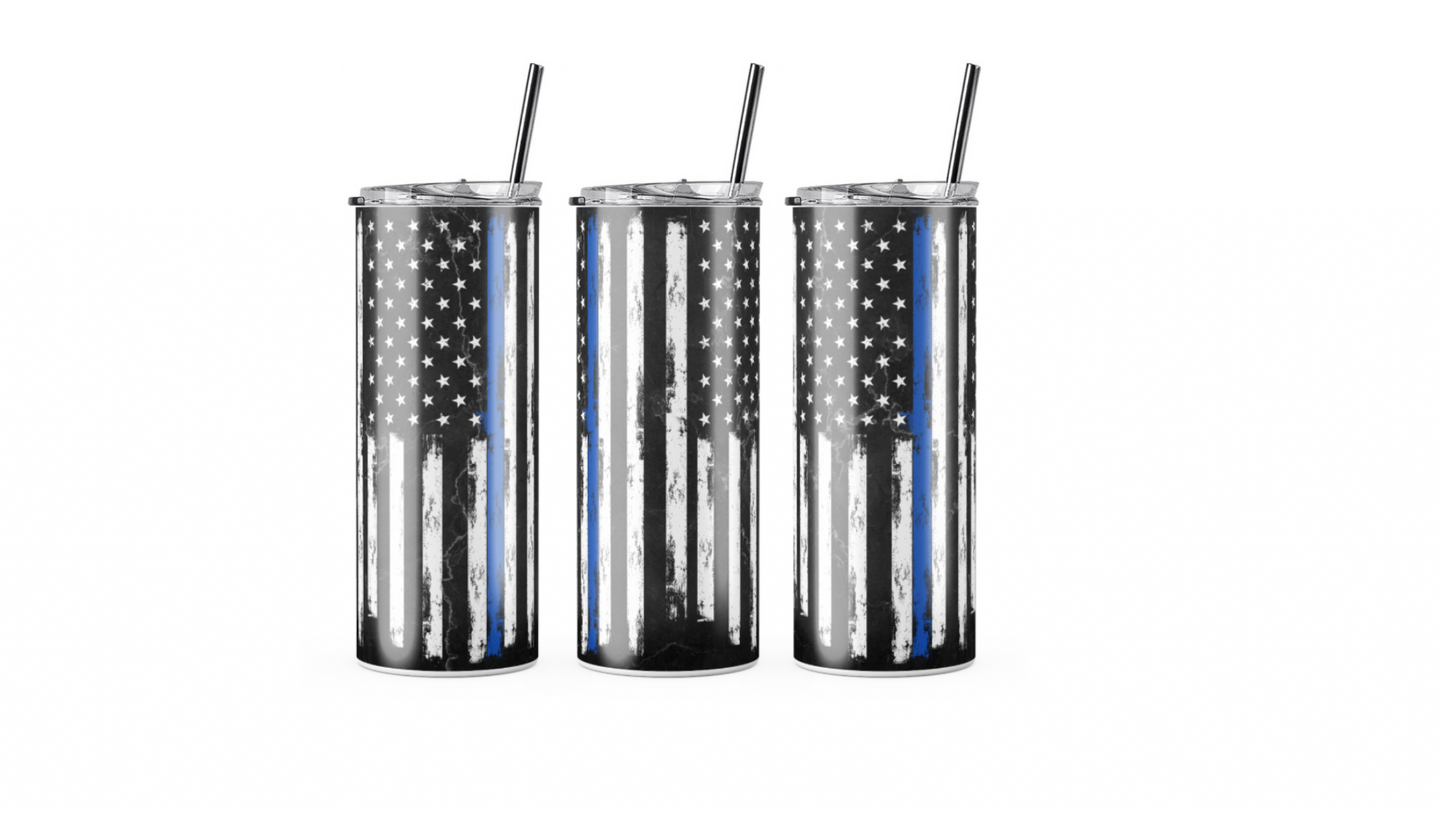 Thin Blue Line Tumbler