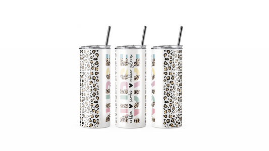 Cheetah Print Nurse Tumbler