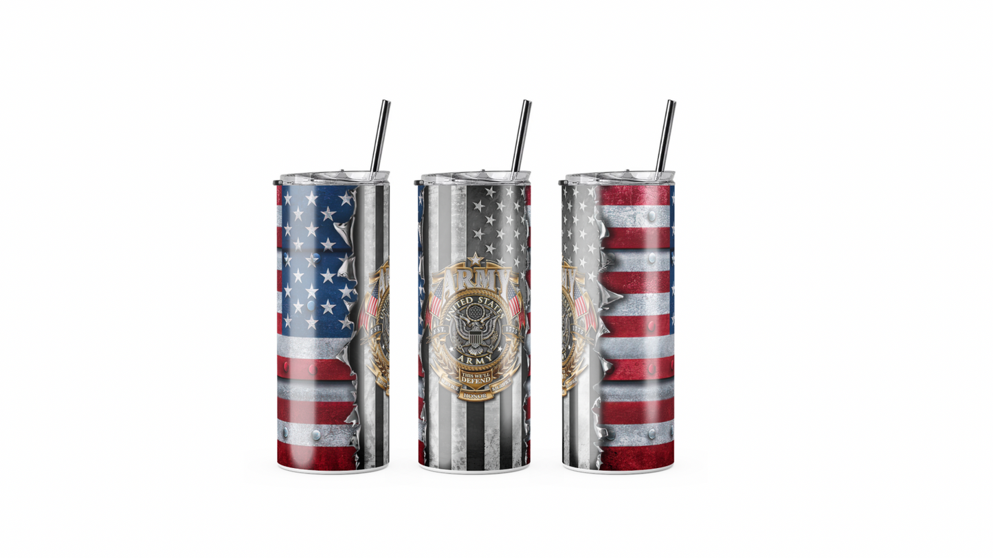 United States Army Tumbler